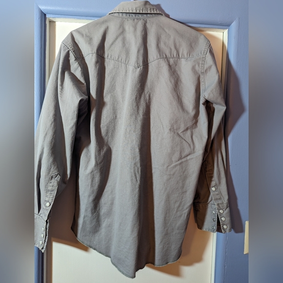 Wrangler canvas cowboy cut shirt - Picture 2 of 3